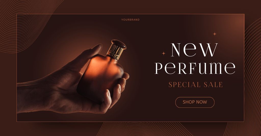 Special Sale of New Perfume Facebook AD Design Template
