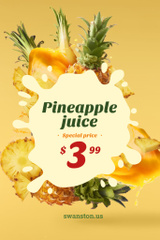 Pineapple Juice Offer with Fresh Fruit Pieces And Fixed Price