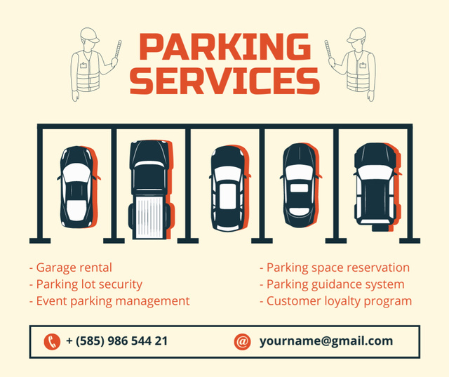 Offer Parking Space Services Facebook – шаблон для дизайну