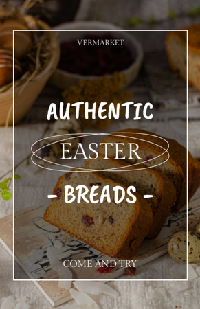 Delicious Easter Breads Offer Flyer 5.5x8.5in Design Template