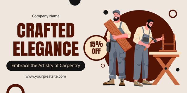 Chic Carpentry Service At Reduced Price Offer Twitter – шаблон для дизайна