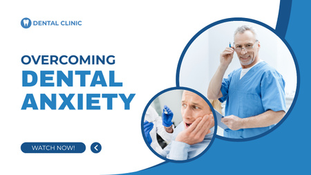 Platilla de diseño Info about Dental Anxiety Youtube Thumbnail