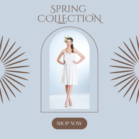 Spring Collection In The Shop Instagram Design Template