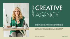 Creative Agency Ad with Advertising Services