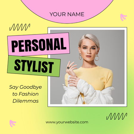 Personal Style and Image Coaching Instagram Design Template