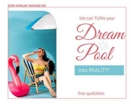 Dream Havuz İnşaat Hizmetleri Facebook Tasarım Şablonu