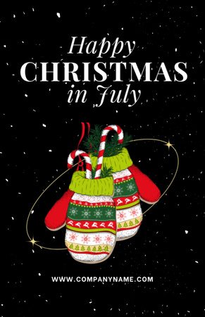 Platilla de diseño Relish the Joyous Festivities of a July Yuletide Flyer 5.5x8.5in
