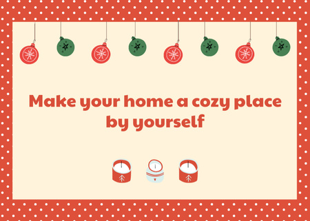 Cozy Christmas Celebration Flyer 5x7in Horizontal – шаблон для дизайна