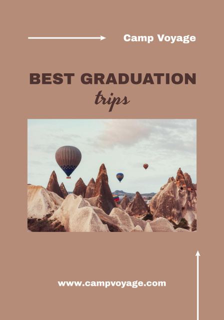 Template di design Graduation Trips Offer with Beautiful Landscape Poster 28x40in