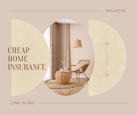 Platilla de diseño Home Insurance Offer Facebook