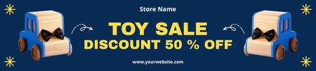 Platilla de diseño Discount on Toys with Cute Cars Ebay Store Billboard