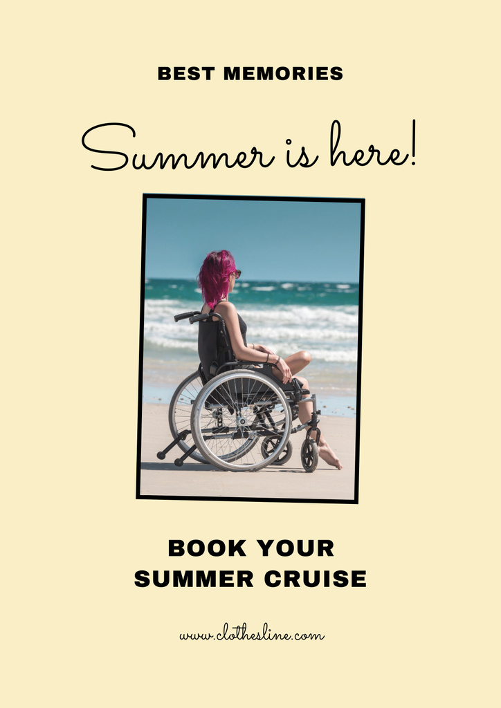 Summer Travel Offer Poster – шаблон для дизайну