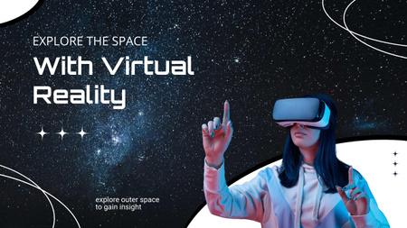 Plantilla de diseño de propuesta de exploración espacial usando la realidad virtual Youtube Thumbnail 