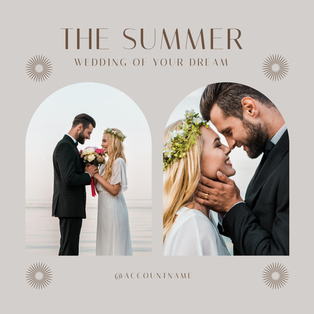 Designvorlage Wedding Of Your Dream  für Instagram