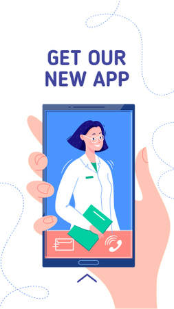 Online Medical consultation Instagram Story – шаблон для дизайна