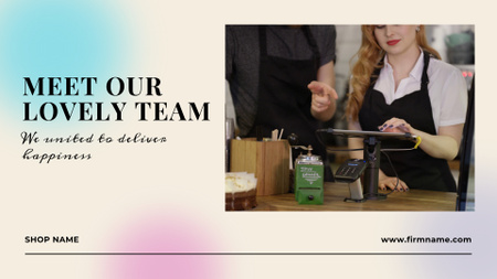 Get To Know Small Business Lovely Team Full HD video Design Template