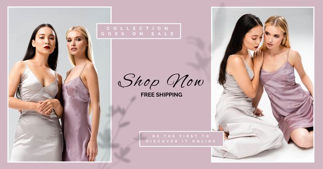 Female Fashion Collection Sale Ad  Facebook AD – шаблон для дизайна
