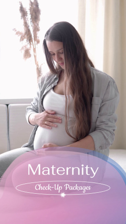 Modèle de visuel Offre impressionnante de contrôles de maternité - TikTok Video
