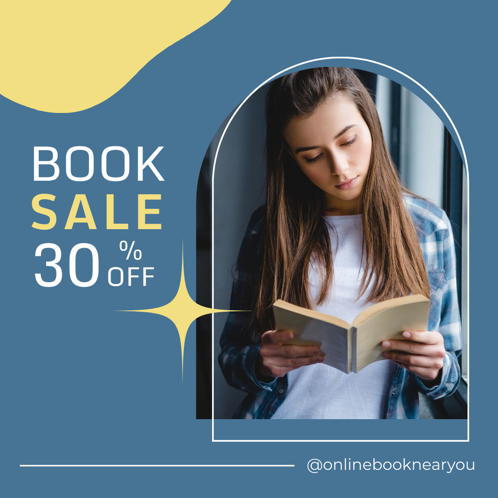 Must-have Books Discount Ad Instagramデザインテンプレート