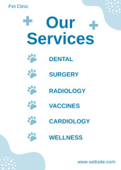 Services of Veterinarian at Clinic