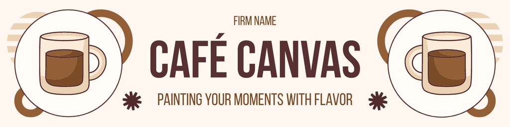 Flavorful Coffee In Mugs Offer In Cafe Twitter – шаблон для дизайна