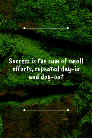 Motivational Quote About Dedication Tumblr Design Template