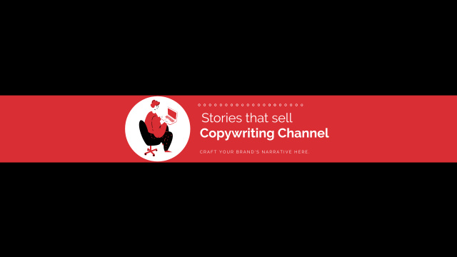 Modèle de visuel Professional Copywriting Service For Brands Promoting - Youtube
