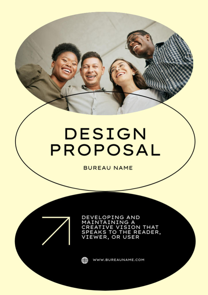Modèle de visuel Design Bureau Services Offer - Proposal