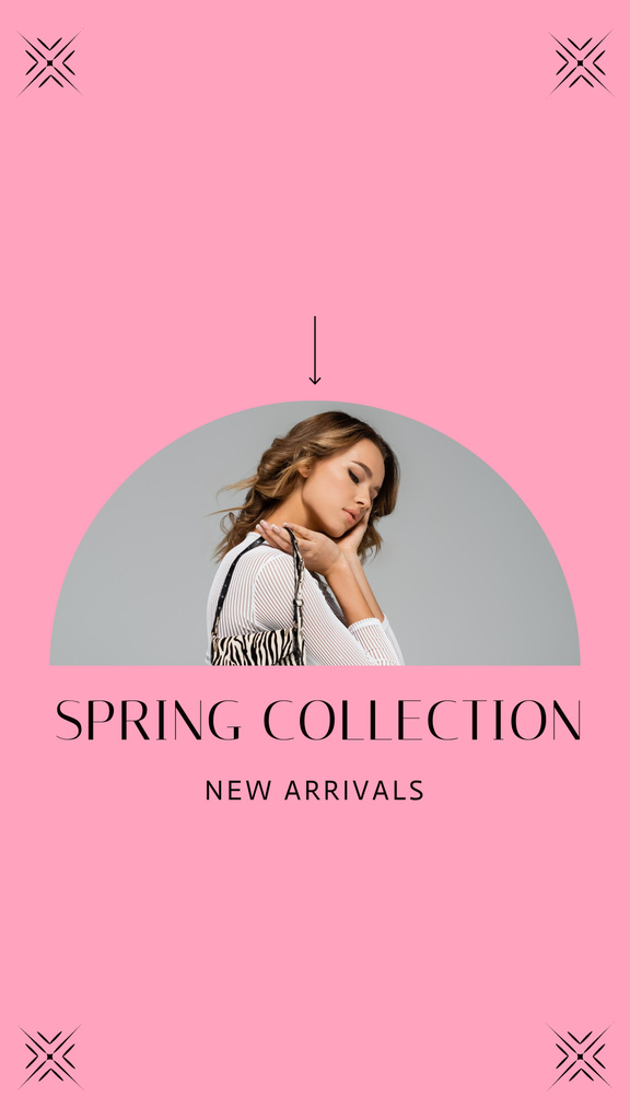 New Female Outfit Spring Collection Instagram Story tervezősablon