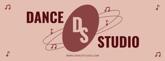 Promotion of Professional Dance Studio Facebook cover Modelo de Design