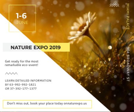 Template di design Nature Expo 2019 Large Rectangle