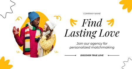 Connect with Your Lasting Love Facebook AD Design Template