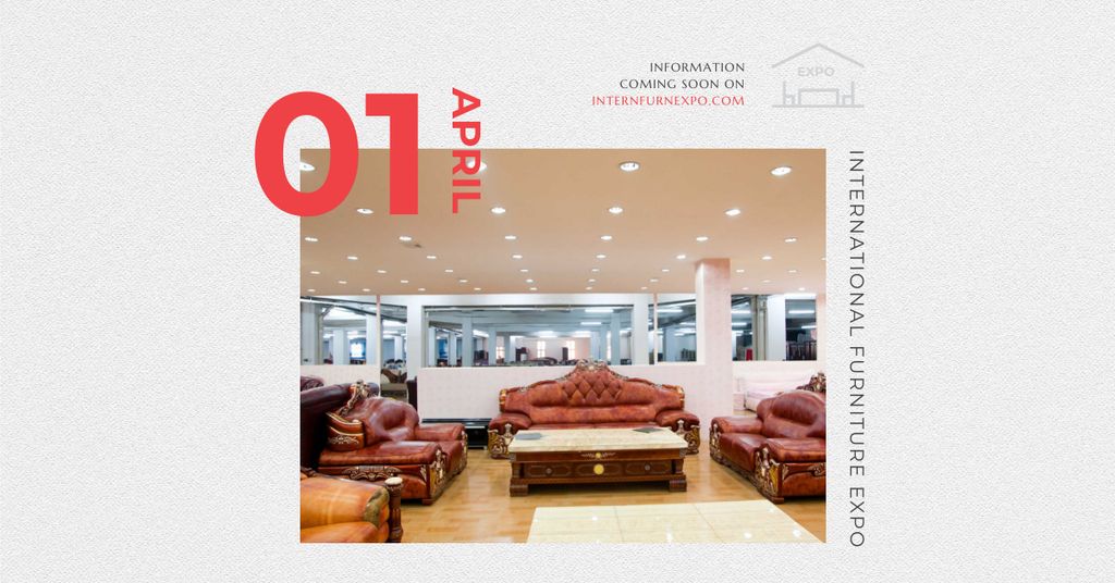 International Furniture Expo Facebook ADデザインテンプレート