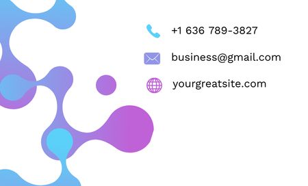 Training and Tutoring Services Offer Business Card 91x55mm – шаблон для дизайну