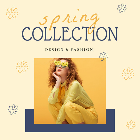 Ontwerpsjabloon van Instagram AD van Spring Fashion and Design Collection