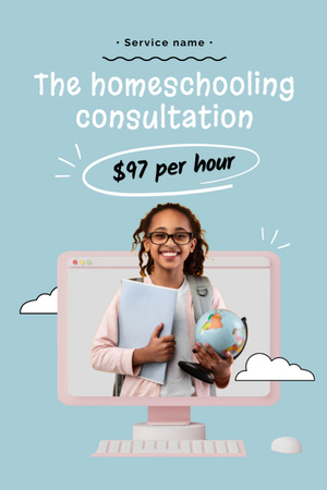 Home Education Ad Flyer 4x6in Πρότυπο σχεδίασης
