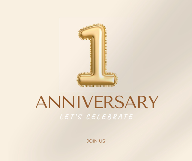 Anniversary Day Discounts Offer Facebookデザインテンプレート