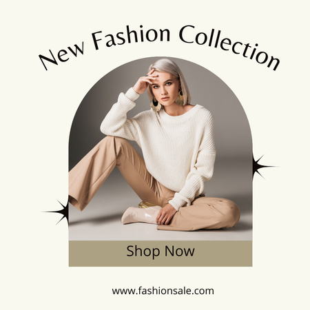 Designvorlage Chic Fashion Collection für Instagram