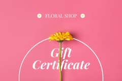 Flower Shop Special Offer in Pink