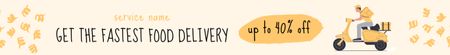 Fastest Food Delivery Services Leaderboard – шаблон для дизайну