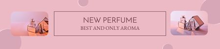 Anúncio do Novo Perfume Elegante Ebay Store Billboard Modelo de Design