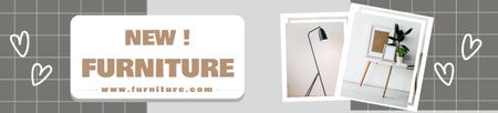 New Furniture Items Grey Collage Ebay Store Billboard – шаблон для дизайну