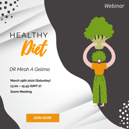 Webinar on Healthy Eating from Leading Nutritionist Instagram Design Template