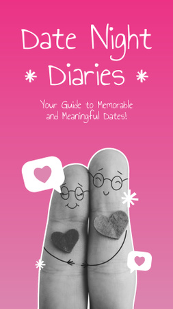 Guide to Memorable Wonderful Dates Instagram Story Design Template