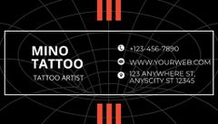 Tattoo Artist's Studio Services With Contacts