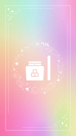 Szőrtelenítő szolgáltatások speciális termékkezeléssel Instagram Highlight Cover tervezősablon