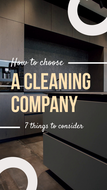 Designvorlage Essential Tips For Choosing Cleaning Company für TikTok Video