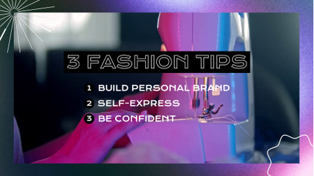 Advice On Fashion Trends Full HD video Design Template