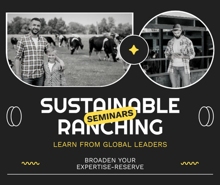Training on Sustainable Ranching Facebook Design Template