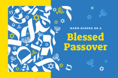 Passover Holiday Celebration With Wishes